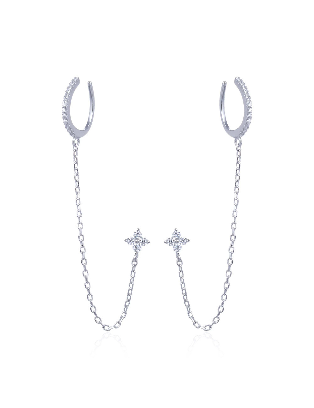 Boucles D'oreilles Clous Puces En Argent Massif 925 - 4 Mm, Poinçonnées, Neuves Avec étiquettes