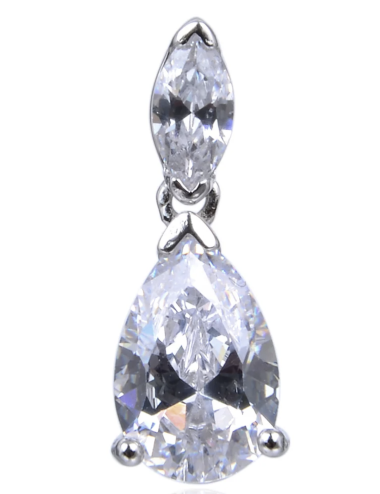 Pendantes femme oreille "Marquise+Poire"