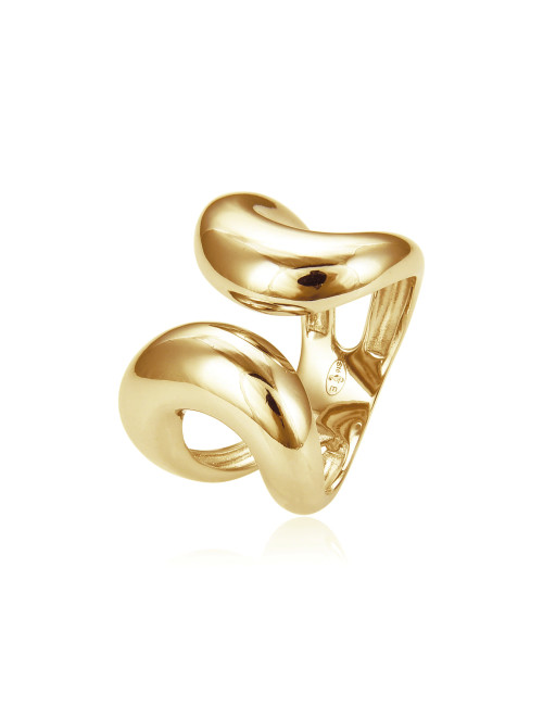 Bague ouverte XXL en Argent Massif