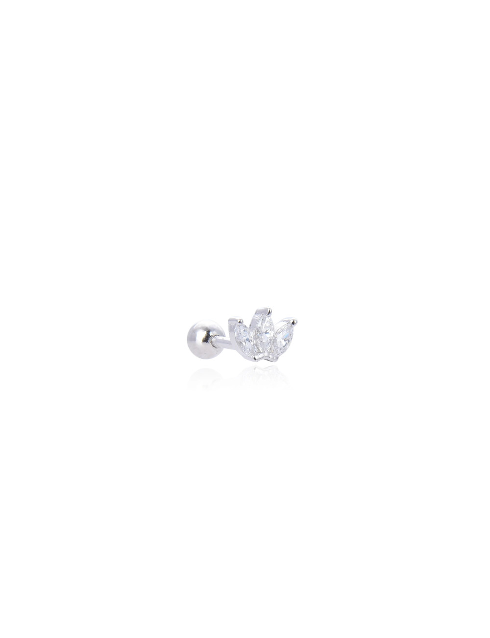 Piercing Trois marquises avec  sertie de diamants sur Griffe et sertie