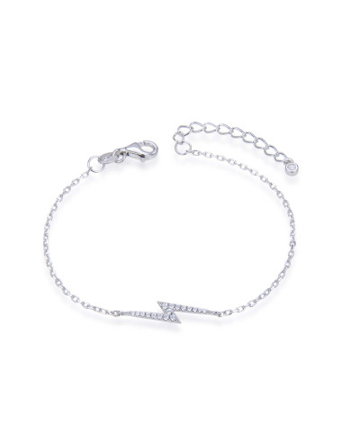 Bracelet tendance charms éclair -Argent 925, Or Fin serti main